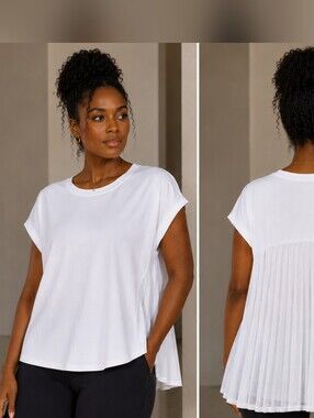 🤍 Sporty Chic Breathable Mesh Athletic Top | NWT XXL | Flowy Activewear Vibes